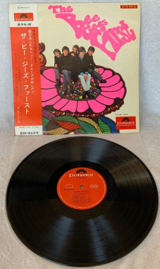 The Bee Gees " First " Ultra - Rare Japanese 1968 First Pressing W/obi