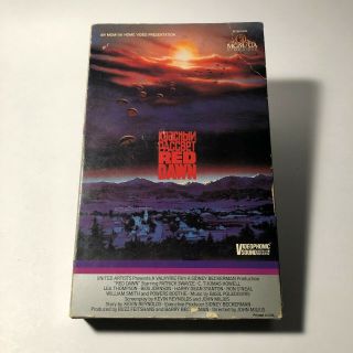Red Dawn Vhs (big Box) Rare