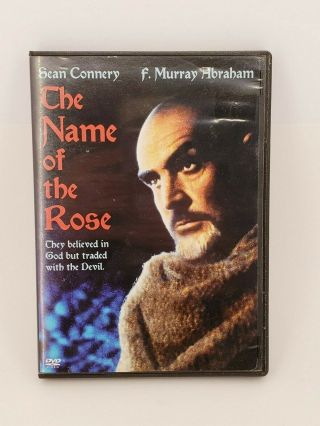 Dvd The Name Of The Rose Rare Oop Sean Connery