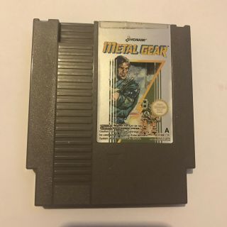 Metal Gear Nintendo Nes Rare Pal