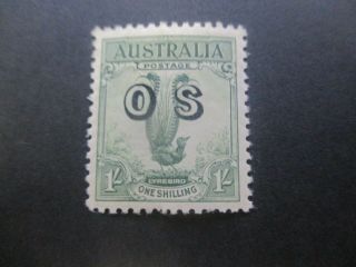 Pre Decimal Stamps: Lyre Bird Overprint Os - Rare (g324)
