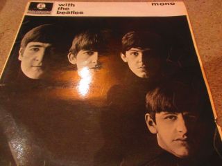 The Beatles - With The Beatles 12 " Lp Orig Uk Parlophone Records Rare 2nd Press