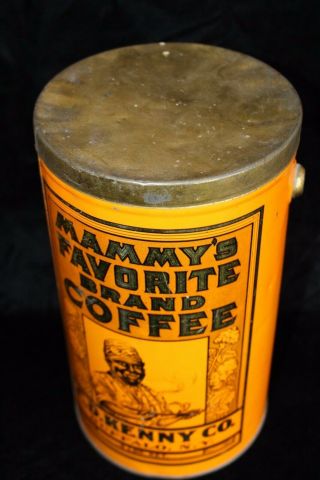 Rare Vintage Mammy ' s Favorite Brand Coffee tin - Advertising Tin Buffalo N.  Y. 6