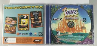 RARE Rugrats: Munchin Land (PC CD - Rom,  2002) Rated E Nickelodeon Windows HTF 3