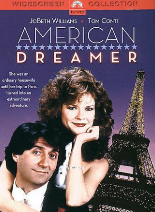 American Dreamer Rare Comedy Dvd Tom Conti Jobeth Williams 1984