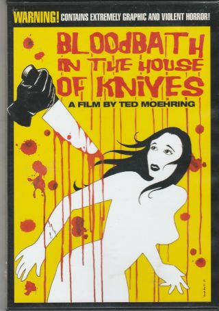 Bloodbath In The House Of Knives Dvd Rare Oop Cult Grindhouse Horror Gore Death