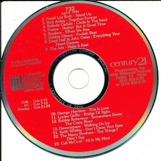 Hitdisc 732 Various Rare Radio Only Cd George Harrison David Lee Roth Poison Jet