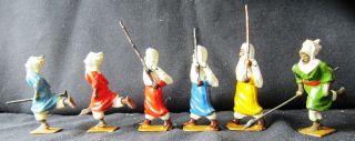 Britains Toy Lead Soldiers Colorful Arabs of the Desert Collectable Rare 3