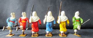 Britains Toy Lead Soldiers Colorful Arabs of the Desert Collectable Rare 4