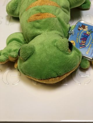 Webkinz Hm200 Lemon Lime Gecko Lizard Ganz Bean Bag Plush Stuffed Toy Gift Rare