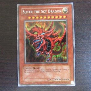 Yu - Gi - Oh Slifer The Sky Dragon Gbi - 001 Secret Rare Card Scr English C281
