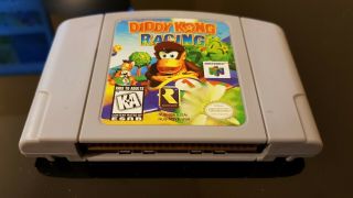 Diddy Kong Racing Nintendo 64 N64 Authentic Video Game Cart Oem Retro Kids Rare