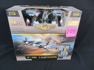 Ultimate Soldier - Usaac P - 38l Fighter Special Edition Rare 1/18