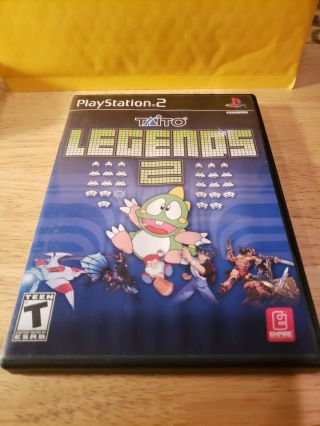 Taito Legends 2 (sony Playstation 2,  2007) Complete Rare Ps2