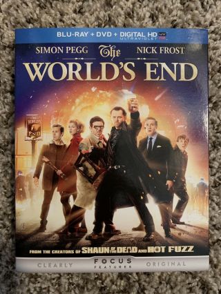The Worlds End (blu - Ray/dvd) With Rare Slipcover