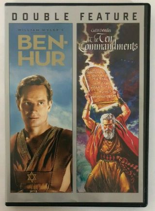 Ben Hur / The Ten Commandments Rare & Oop Like (dvd,  2013,  4 - Disc Set)