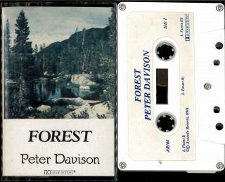 Peter Davison Forest Cassette Rare Electronic Abstract Ambient