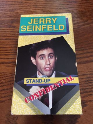 Jerry Seinfeld Stand - Up Confidential 1987 Hbo Video Vhs Tape Rare