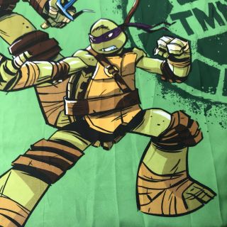 Fabric Shower Curtain 72 X 72 Tmnt Teenage Mutant Ninja Turtles Rare