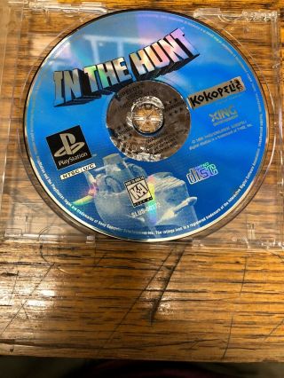 In The Hunt Sony Playstation 1 Ps1 Game Kokopeli Rare Authentic Perfectly