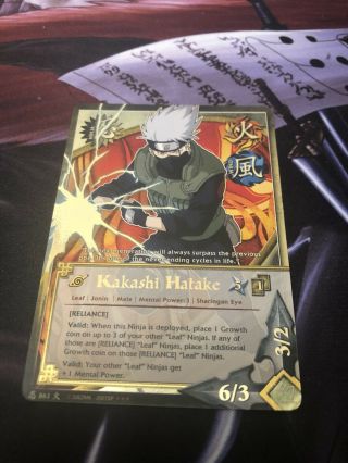 Naruto Cards Tcg Ccg Kakashi Hatake 863 Rare Combined