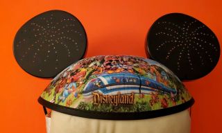 Disney Resort Ear Hat Light Up Glow Mickey Minnie Mouse & Friends Rare.