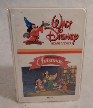 A Walt Disney Christmas Beta Betamax Rare