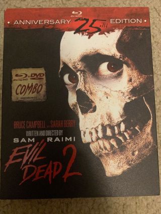 Evil Dead 2 - 25th Anniversary Edition (bluray/dvd 2 - Disc Combo) [rare]