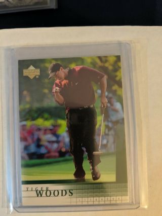 2001 Upper Deck Golf Tiger Woods Rookie Card Rc Sp 1 Pga Champion Legend Rare
