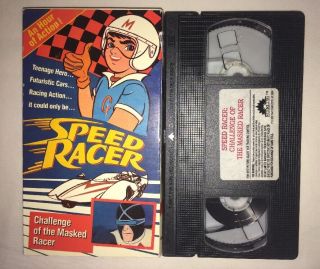 Speed Racer - Challenge Of The Masked Racer (vhs,  1990) 1966 Rare