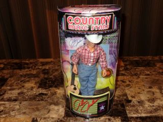 Alan Jackson Rare Hand Signed Limited Edition Action Figure Country Music Star 8