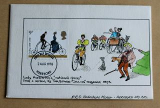 Cycling Centenary 1978 Rare Hand Painted 
