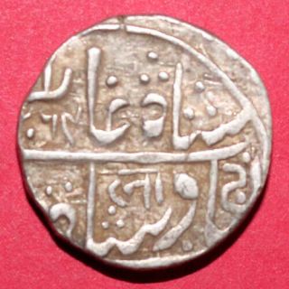 Jodhpur State - One Rupee - Rare Silver Coin Bz11