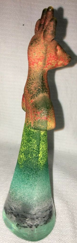 Kosta Boda DEER Kjell Engman Wellness Art Glass Exquisite Sculpture - Very Rare 2