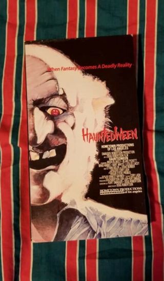 Hauntedween Vhs Rare Horror Slasher Sov 1991 Like