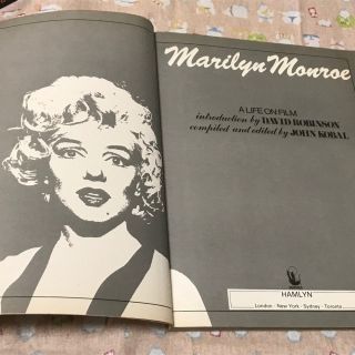 Very Rare Marilyn Monroe A Life on Film First Photo Book her History Japan 1984 4