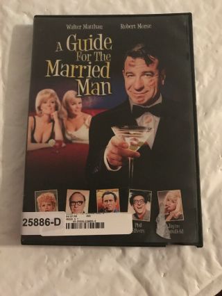 A Guide For The Married Man Dvd Robert Morse Rare Oop Htf Vg Very Good