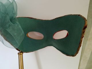 Rare R John Wright Felt Masquerade Mask for UFDC 2003 5