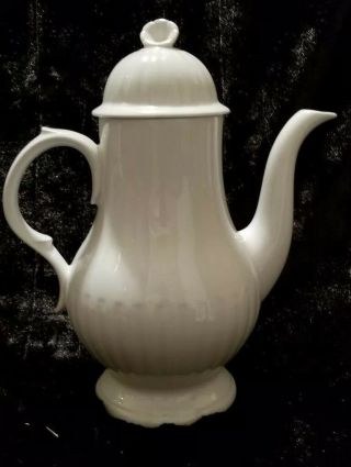 Vintage Alfred Meakin Porcelain Tea Pot Leeds Traditional Ironstone England Rare
