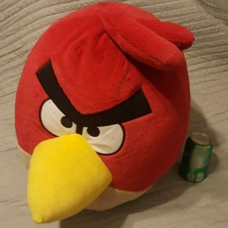 Rare Giant Red Angry Birds Plush 16  X 16  With Sound
