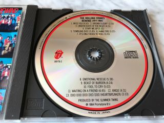 The Rolling Stones Rewind (1971 - 1984) Cd Target Era Made In Japan By Sanyo Rare