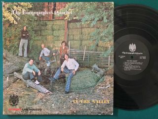 The Commanders Quartet In The Valley Lp Private Xian Southern Gospel Rare Vg,