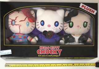 Rare Hello Kitty Chucky Mimmy Daniel Plush 3 Set Halloween Usj 2019 Limited
