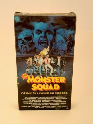 The Monster Squad Vhs Vintage Rare Horror 1987