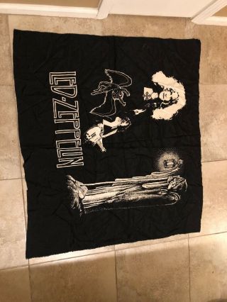 Vintage Extremely Rare Nikry Led Zeppelin Wall Tapestry 44 X 40