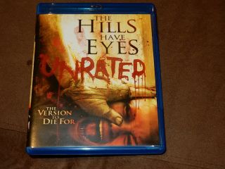 The Hills Have Eyes Unrated Blu - Ray Rare Region A 20th Century Fox Cond