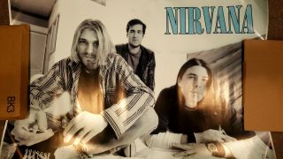 Near Rare Nirvana Vintage 1996 Poster 22.  25 " X 34.  50 " Kurt Cobain