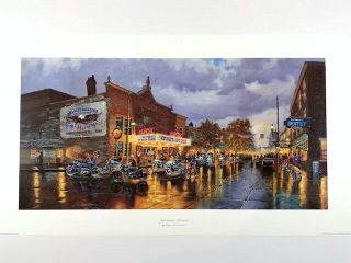 " American Classics " By Dave Barnhouse - Rare Signed Limited Edition Print