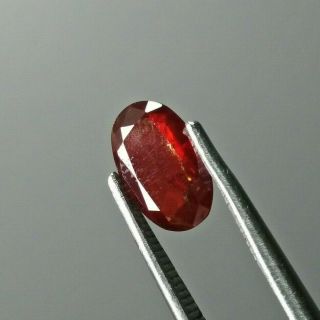 2.  85ct Attractive Rare Blood Red Color 100 Natural Tantalite Topcut Gemstone@afg