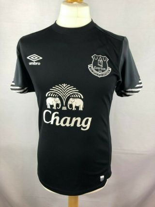 Everton Fc Umbro Official Training Football Shirt Size Small (rare)